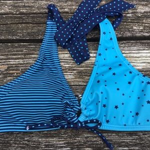 Justice Girls Bikini Top Size 12